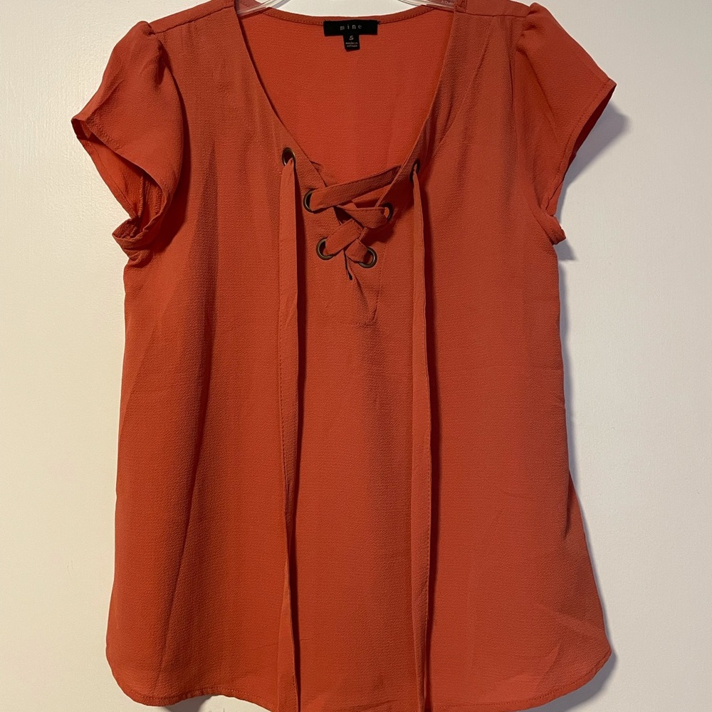 Front Tie Blouse